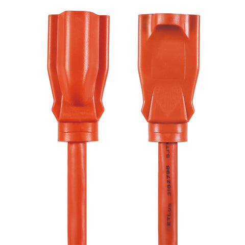 Image of 3 Prong Orange Single Outlet Outdoor Extension Cord